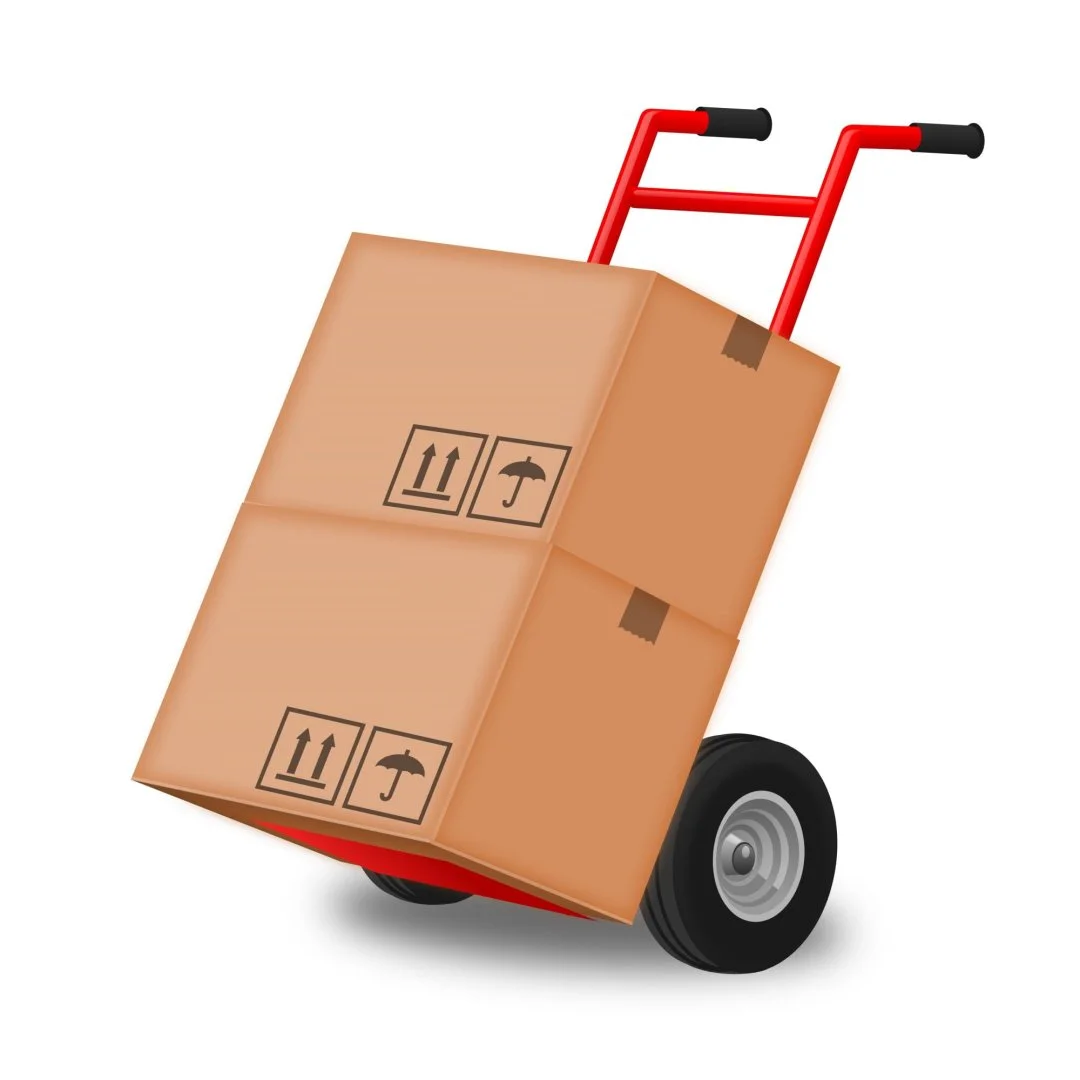 Moovers Chicago – Reliable Moving Services Hand truck with moving boxes, Moovers Chicago moving services.