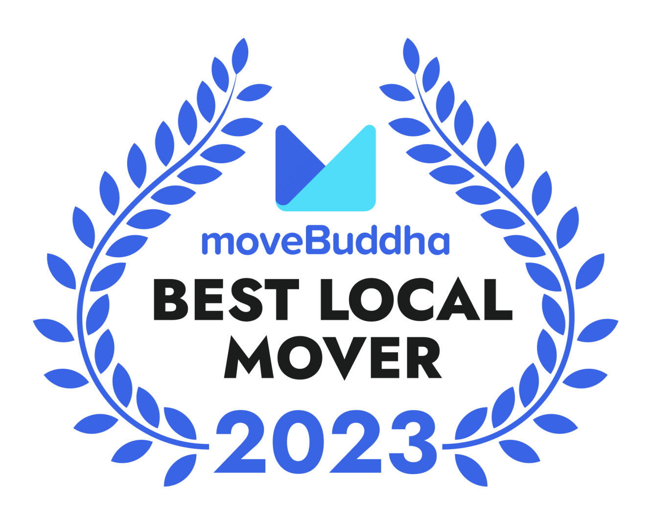 Moovers Chicago Best Local Mover Award 2023 by MoveBuddha