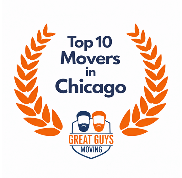 Google Reviews 4.9 out of 5 stars for Moovers Chicago.