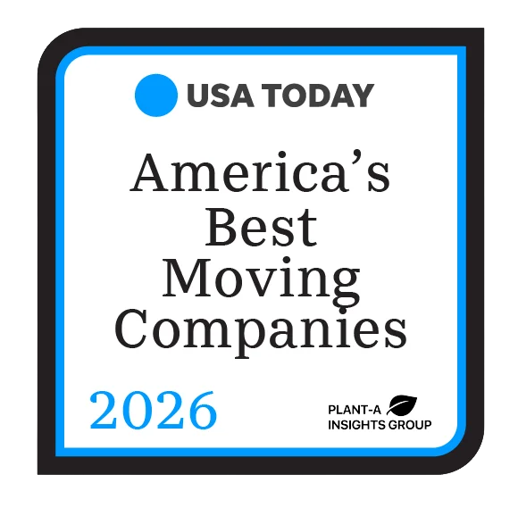 USA Today America's Best Moving Companies 2026 badge