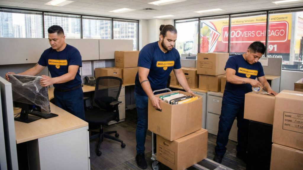 How Chicago Office Movers Handle IT Equipment, Furniture, and Sensitive Files