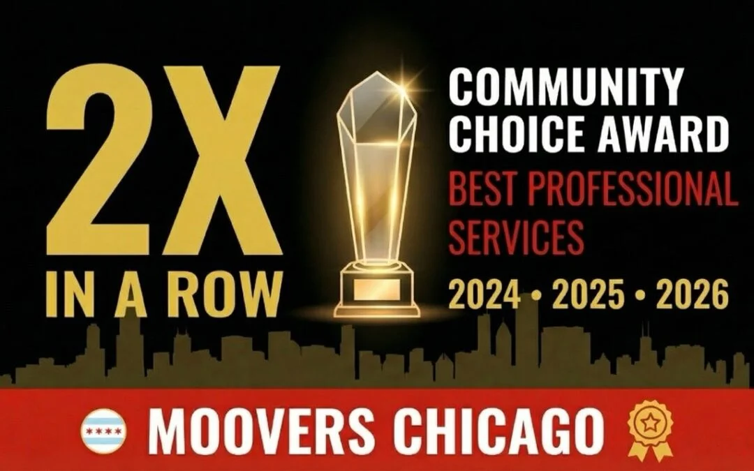 Moovers Chicago Wins Best Professional Services 2 Years in a Row