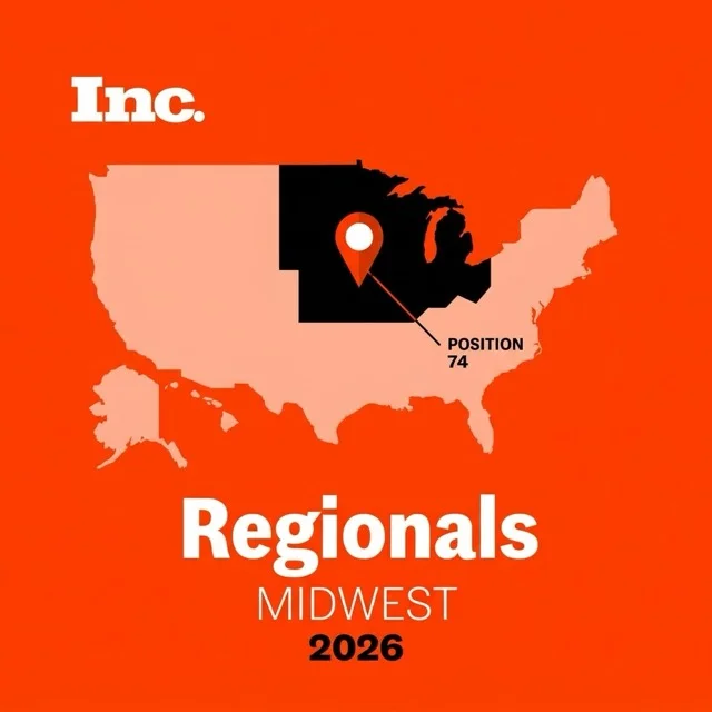 Map highlighting Midwest region, Moovers Chicago ranked 74th.