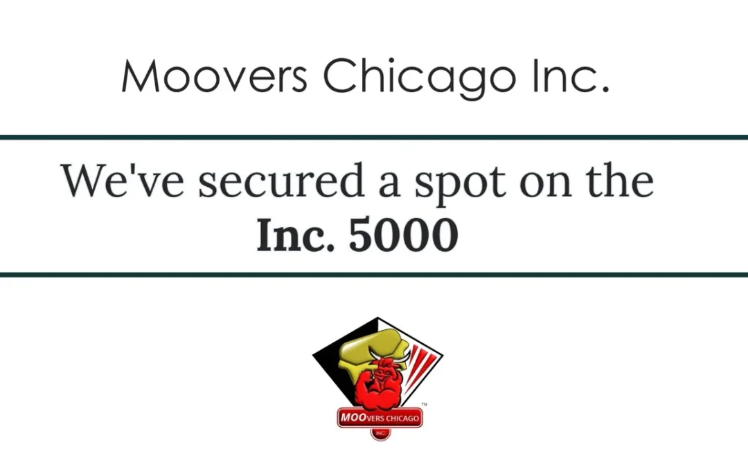 Moovers Chicago Inc. Named to the 2025 Inc. 5000 List of America’s Fastest-Growing Private Companie