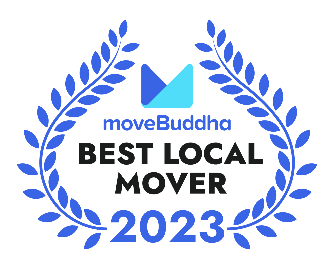 Moovers Chicago Best Local Mover Award 2023 by MoveBuddha