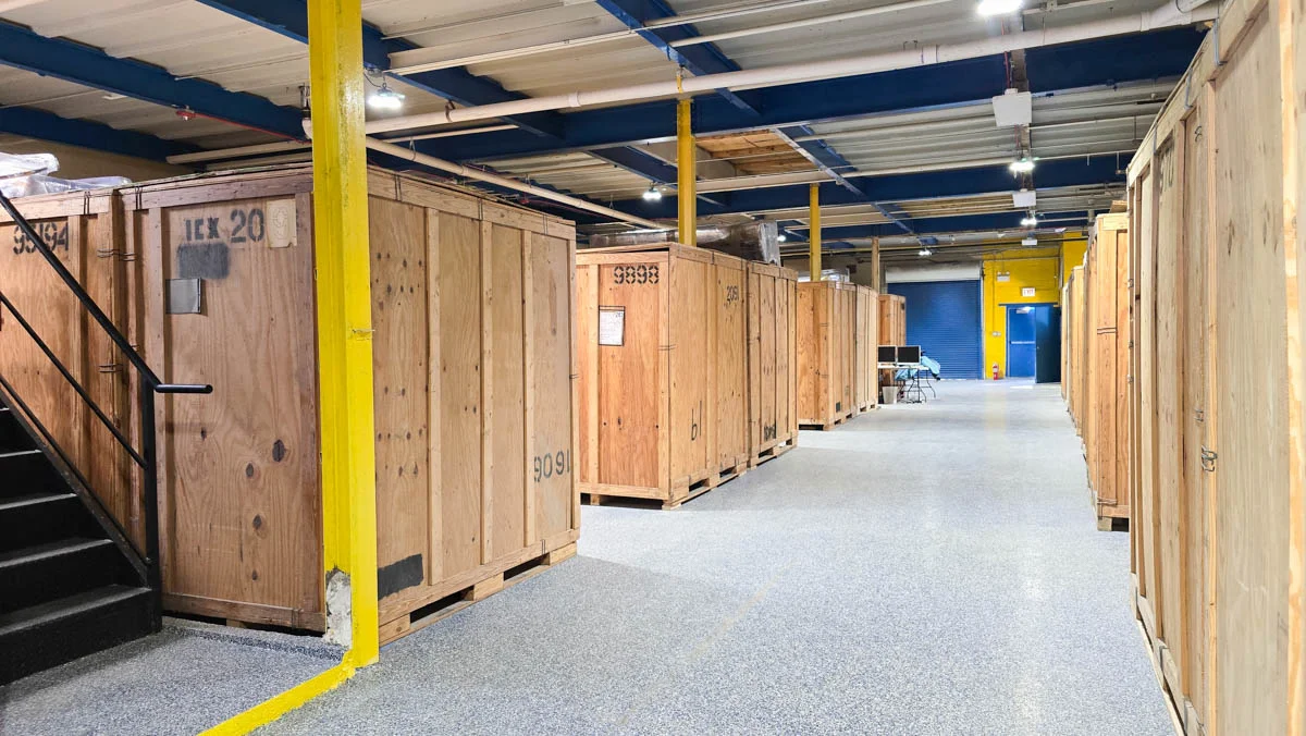 Storage facility at Moovers Chicago, a trusted moving company.