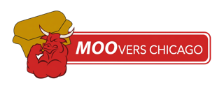 Moovers Chicago logo, trusted local moving company.